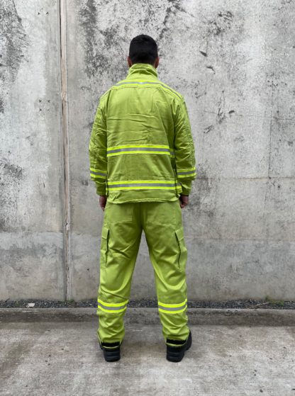 EcoFlex 'Clash' Wildland Jacket - Lime coloured Karvin