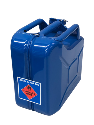 Jerry Can - Chain & Bar Oil - Bright Blue