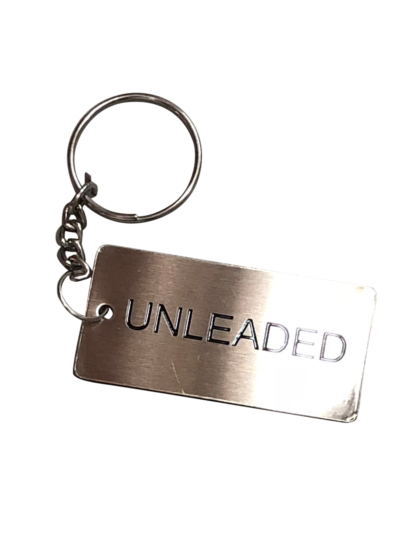 Metal Jerry Can ID Tag - Unleaded