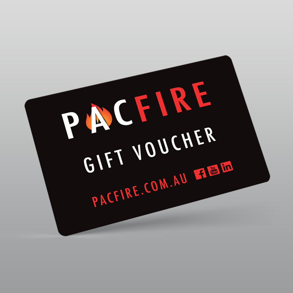 Pac Fire Online Gift Vouchers - Available Now!
