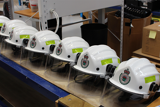 NSW RFS BR9 Wildland Firefighting Helmet