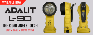 dalit L90 Right Angle Torch from Adaro - now available from Pac Fire