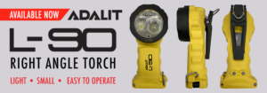 Adalit L90 Right Angle Torch from Adaro - Available now from Pac Fire