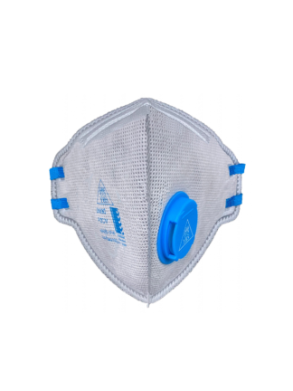 Respirator Dust Mask - Disposable - Folding P2 with plastic valve